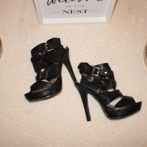 Charlotte Russe Black, Strappy Heels